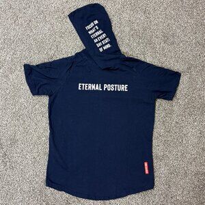 Eternal Posture Performance Hoodie Navy Tee, Size XL